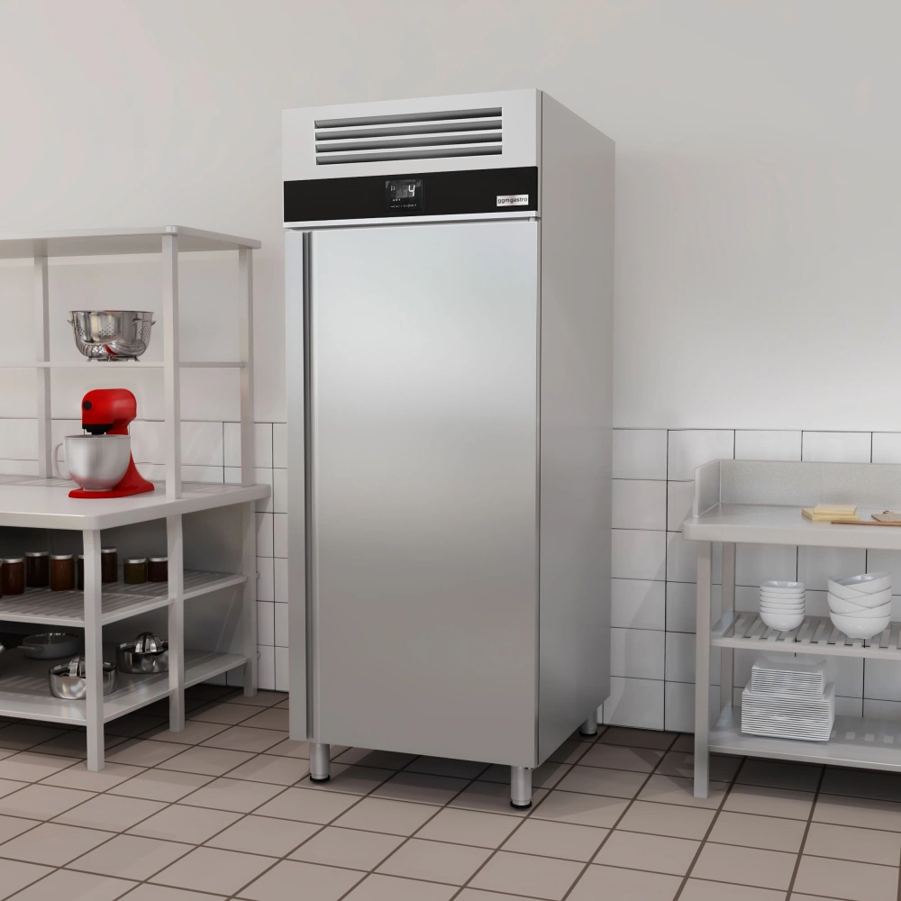 Pekárenská lednice Nerezová ocel PREMIUM - EN 600x400 mm - 820 mm - 850 l - s 1 dveřmi