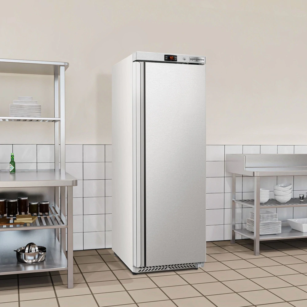Nerezová chladicí skříň ECO - 400 L - s 1 dveřmi