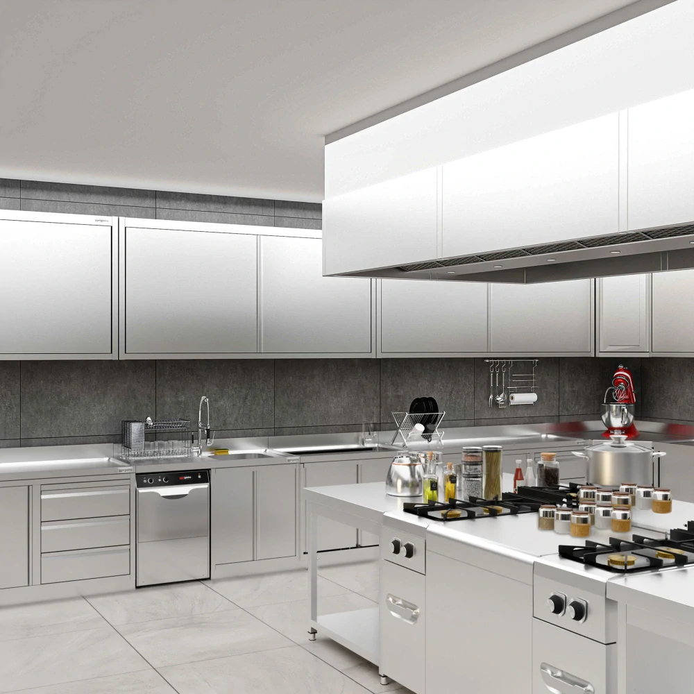 Nerezová skladovací lednice ECO - GN 2/1 - 1400 L - s 2 dveřmi