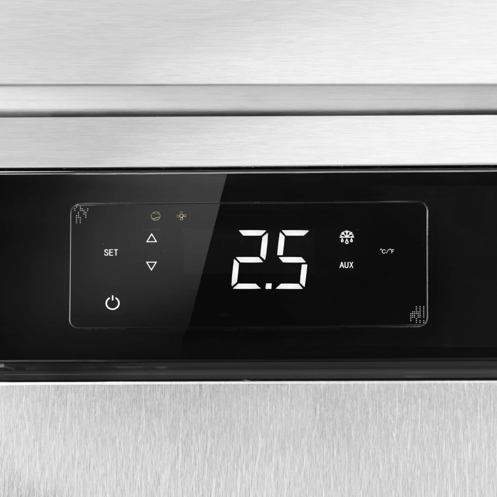 Nerezová chladicí skří ECO - 600L - s 1 dveřmi - vnitřní strana dveří z plastu