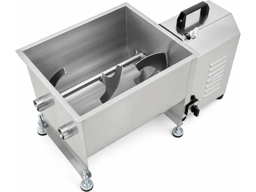 Elektrická míchačka na maso - 40 l - dvojitá hřídel - s elektrickým motorem