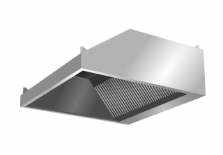 Nástěnná digestoř s filtrem 250x90x40cm