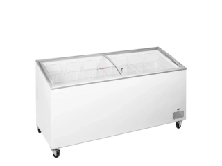 Mrazák na nanuky 555 l – velký truhlový mrazicí box s posuvnými skleněnými víky 1752×680×890 mm