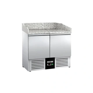 Chladicí stůl na pizzu PREMIUM - 935x700 mm - se 2 dveřmi