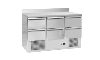 Chladicí stůl 6 šuplíkový 136,5x70x97,6cm 