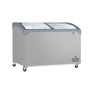Truhlicový mrazák profi - 1320x650 mm - 392 l - Se 2 posuvnými skleněnými víky