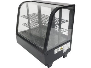 Stolní chladicí vitrína 100 l – černá 