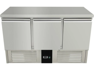 Chladící stůl - 1,37 x 0,7 m - se 3 dveřmi