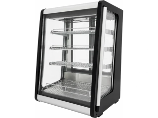 Stolní chladicí vitrína 150 l – stříbrná 