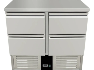 Chladící stůl 0,9 x 0,7 m - 4 šuplíky