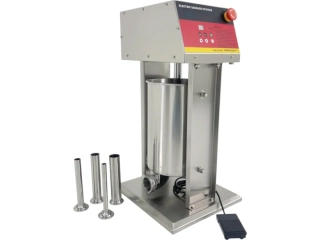 Elektrická plnička klobás z nerezové oceli (stojící) 12 litrů