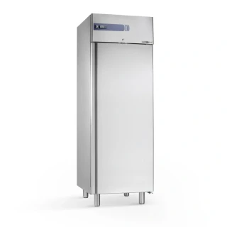 Lednice na těstoviny Nerezová ocel PREMIUM PLUS - EN 600x400 - 700 mm - 585 l - až +35 °C - s 1 dveře - Digitální termostat; Uzamykatelné dveře; LED…