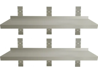 Nástěnná police - 1,4 m - 40 cm - 2-patrová