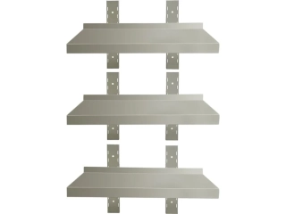 Nástěnná police - 0,6 x 0,4 m - 3-patrová