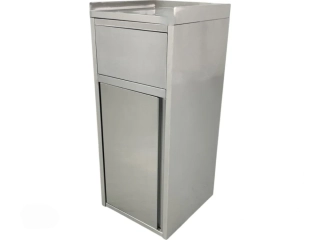 Nerezový odpadkový koš