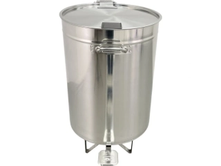 Odpadkový koš z nerezové oceli s víkem a nožním pedálem Ø38 x 61 cm