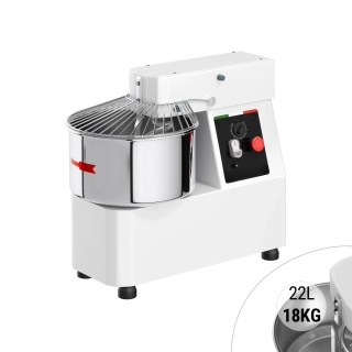 Hnětací stroj na těsto - 22L / 18 kg - s pevným kotlem - funkce časovače