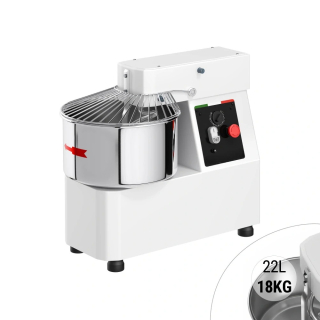 Hnětací stroj na těsto - 22L / 18 kg - s pevným kotlem - funkce časovače