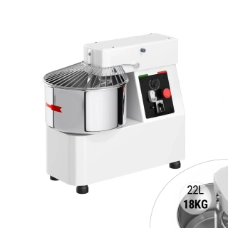 Hnětací stroj na těsto - 22L / 18 kg - 2 rychlosti - s pevným kotlem