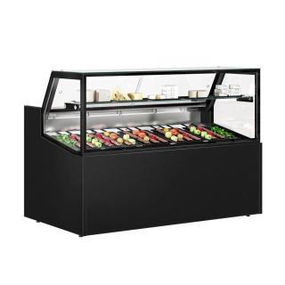 Chladicí pult - 1580 mm - 290L - s LED osvětlením a 1 policí