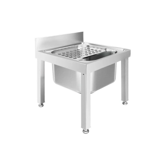 Dřez s nastavitelným odtokem