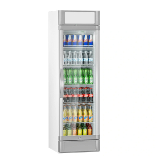 Lednice na nápoje - 347L - 1 skleněné dveře & reklamní displej