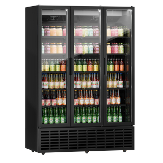 Lednice na nápoje - 1500L - 3 skleněné dveře & LED osvětlení