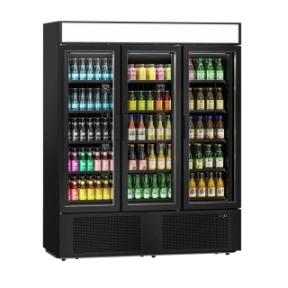 Lednice na nápoje - 1325L- se 3 skleněnými dveřmi