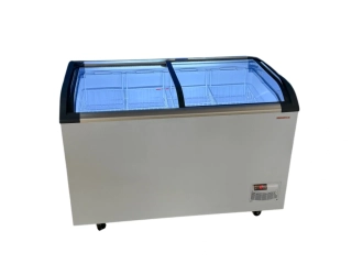 Pultový mrazák - 1250×675 mm - 400L - s posuvnými skleněnými víky