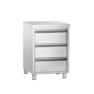 Zásuvková skříňka PREMIUM - 0,5 m - se 3 šuplíky