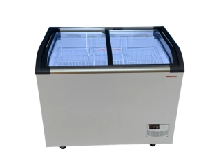 Pultový mrazák - 1000×675 mm - 300L - s posuvnými skleněnými víky