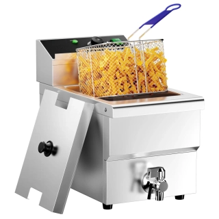 Fritéza 8L / s vypouštěcím kohoutkem