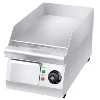 Elektrický gril - hladký (1,6 kW) | Grilovací deska | Pečící nádoba | Grilovací deska | Grilovací pánev