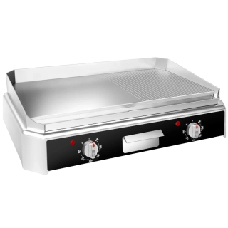 Elektrická grilovací deska - 5 kW - hladká a drážkovaná