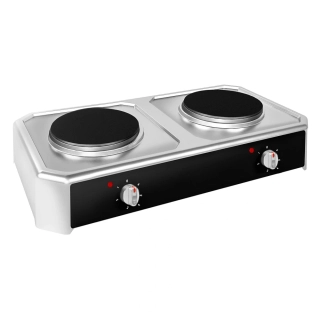 Stolní elektrický vařič - 4 kW - 2 kulaté plotýnky