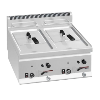 Plynová fritéza - 8+8L - 13,2 kW