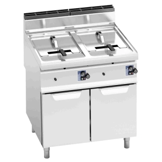 Dvojitá plynová fritéza - 10+10L - 13,8 kW