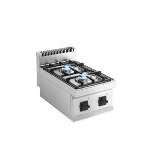 Plynový sporák - 2 hořáky (7 kW) s pilotním plamenem