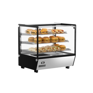 Komerční vyhřívaná vitrína – 702 mm – 1,1 kW – se 3 policemi