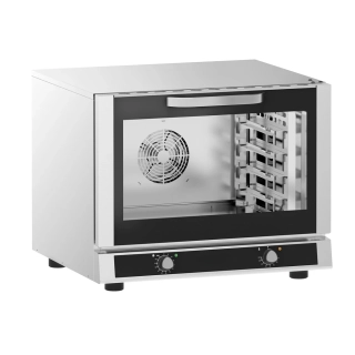 Elektrická Pekárenská horkovzdušná trouba - Manuální - 4x GN 1/1 nebo EN 60x40 - vč. držáků plechů