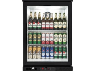 Barová lednice – 120 l, 1× skleněné dveře