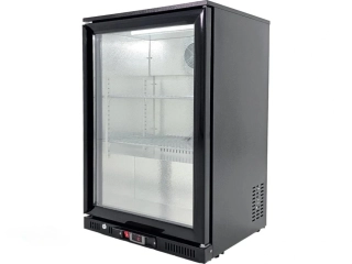 Barová lednice – 120 l, 1× skleněné dveře