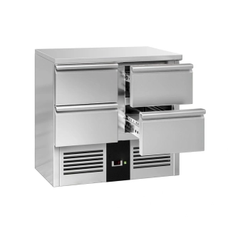 Chladicí stůl PREMIUM - 900x700 mm - se 4 zásuvkami