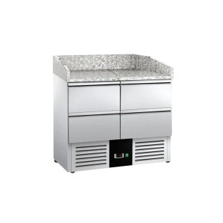 Chladicí stůl na pizzu PREMIUM - 935x700 mm - se 4 zásuvkami