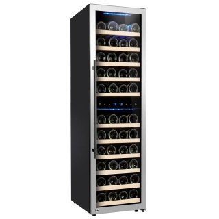 Vinotéka / Chladnička na víno - 2 klimatické zóny - 160 l - max. 53 lahví