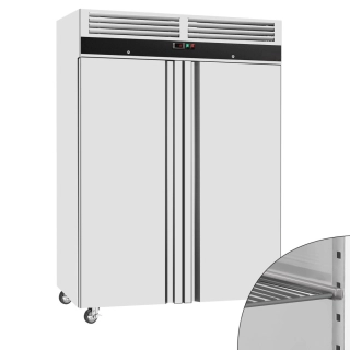 Nerezová mrazicí skříň ECO - 1200 L - se 2 dveřmi
