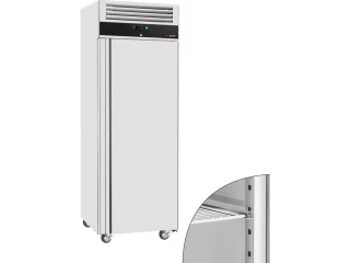 Nerezová mrazicí skříň ECO - 400 L - s 1 dveřmi