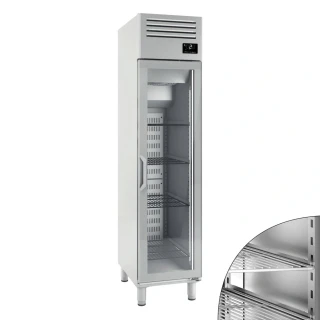 Nerezová chladicí skříň PREMIUM PLUS - GN 1/1 325 L - S 1 skleněnými dveřmi