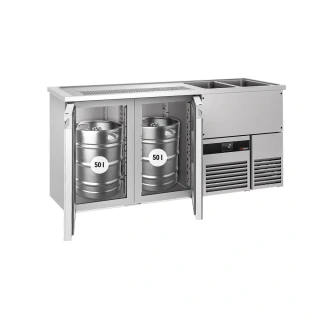 Výčepní pult PREMIUM - 1950x700 mm - 2 dveře