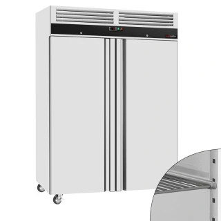 Nerezová mrazicí skříň ECO - 1200 L - se 2 dveřmi